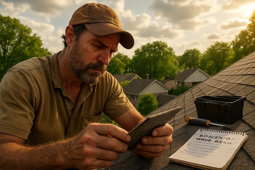 hiring a roofer checklist