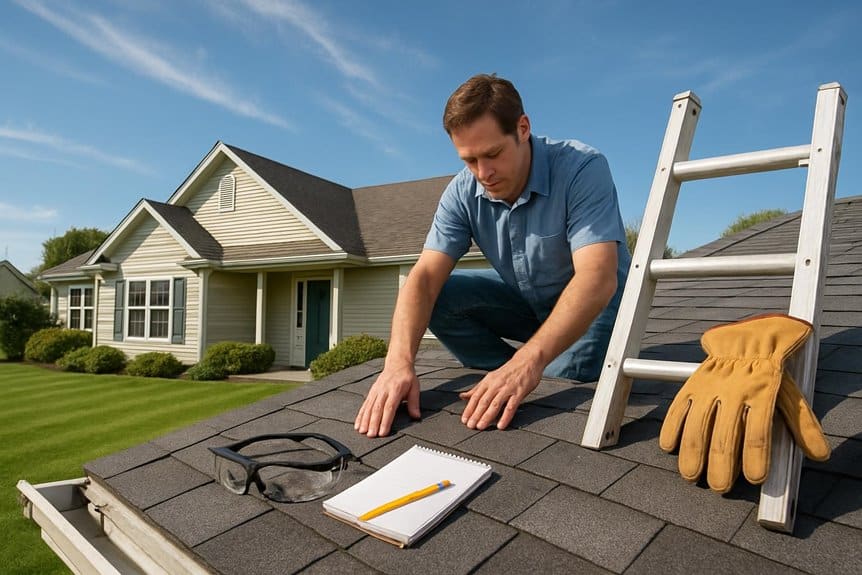 prepare for roof inspection