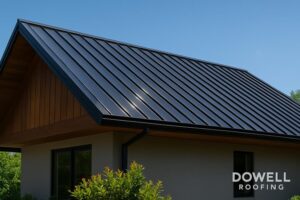 recent metal roofing project