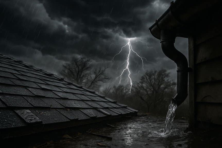 roof damage from storms