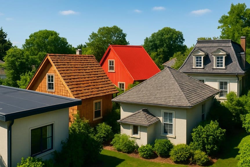 variety of roofing options