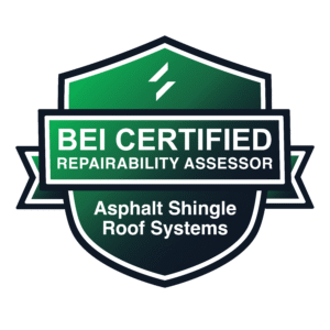 BEI Certified Repairability Assessor Roof Repair Expert LLC